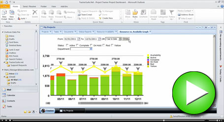 Outlook project management Flash demo