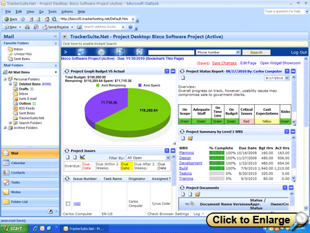 Project document management in Outlook with TrackerSuite.Net